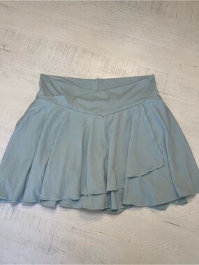Arizona Jean Co Light Blue Tiered Tennis Skirt